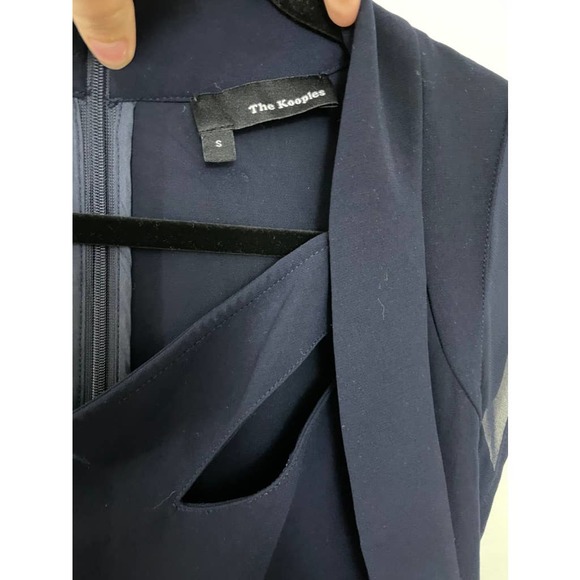 Bloomingdale’s x‎ The Kooples Navy Blue Marine Mini Dress Size Small - Picture 4 of 10